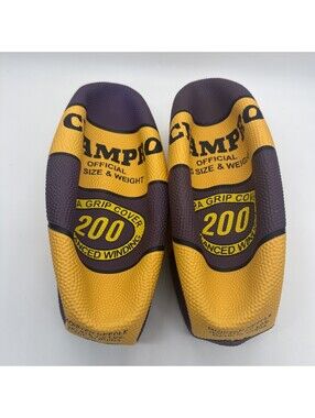 Lot of 2 Champion Sports CAMPIO 200 Basketballs Purple Yellow Size 6 28.5" New